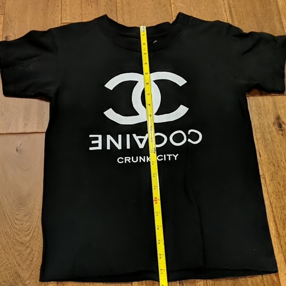 Crop CCocaine tee - Picture 4 of 4